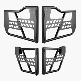 VEVOR Jeep Tube Doors, 4-Door, Hunting Style Jeep Tubular Door with Heavy-Duty Hinges & OE Latch, Jeep Doors with Rubber Pads & Toughened Steel T